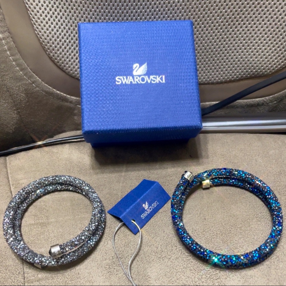 Swarovski crystal bangle bundle